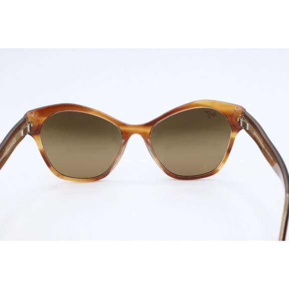 Maui Jim Kila MJ819-12E Cat Eye Brown Sunglasses HCL Bronze Polarized Lenses (A) main image 7